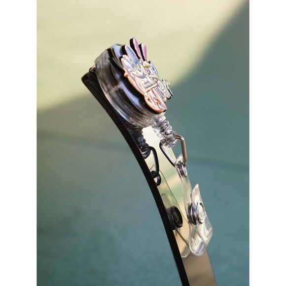 Ren and Stimpy Cute Retractable Id Badge Reel Holder Nickelodeon Cartoon - Picture 3 of 5